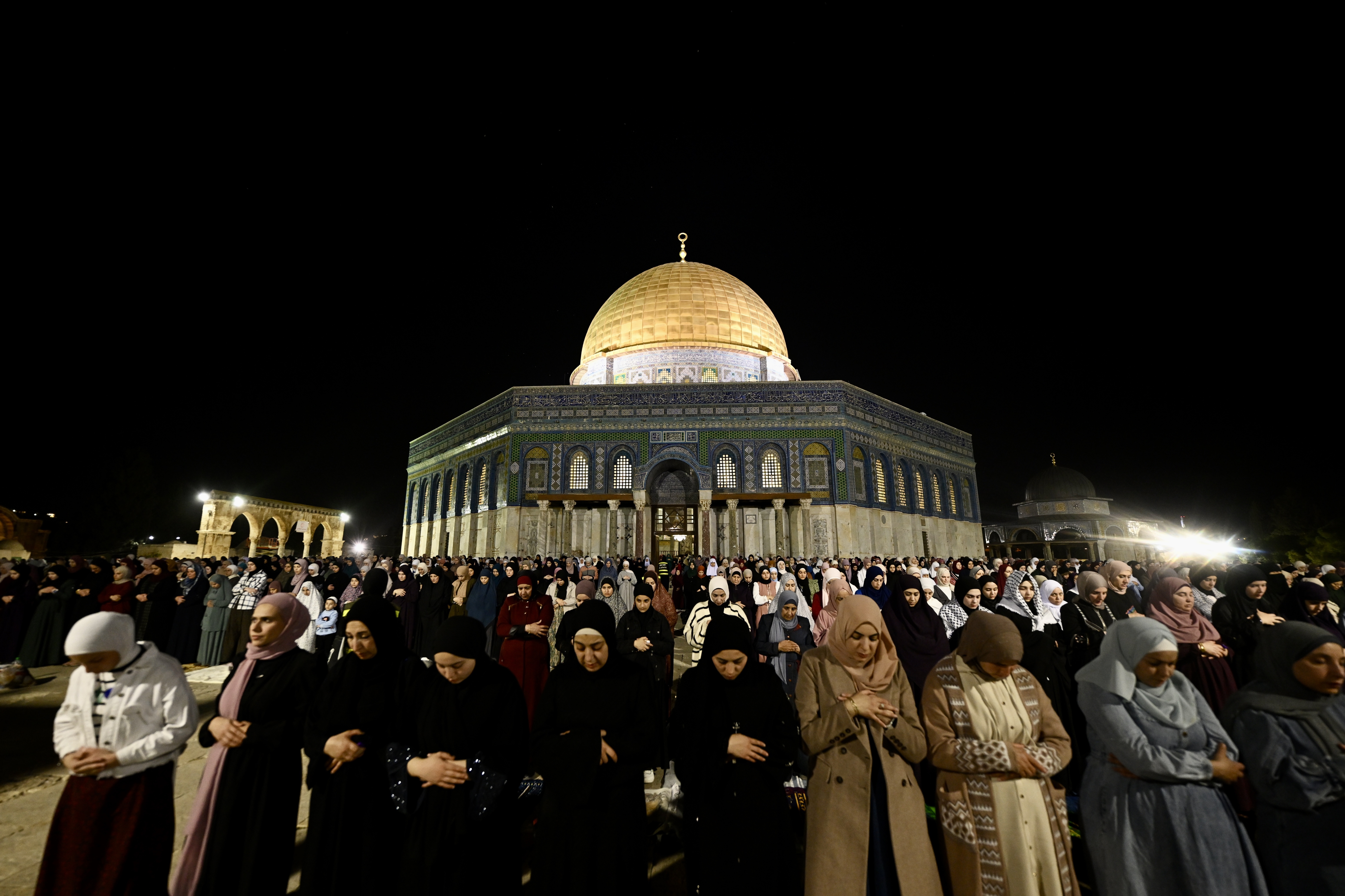 Tarawih prayer at Al-Aqsa Mosque